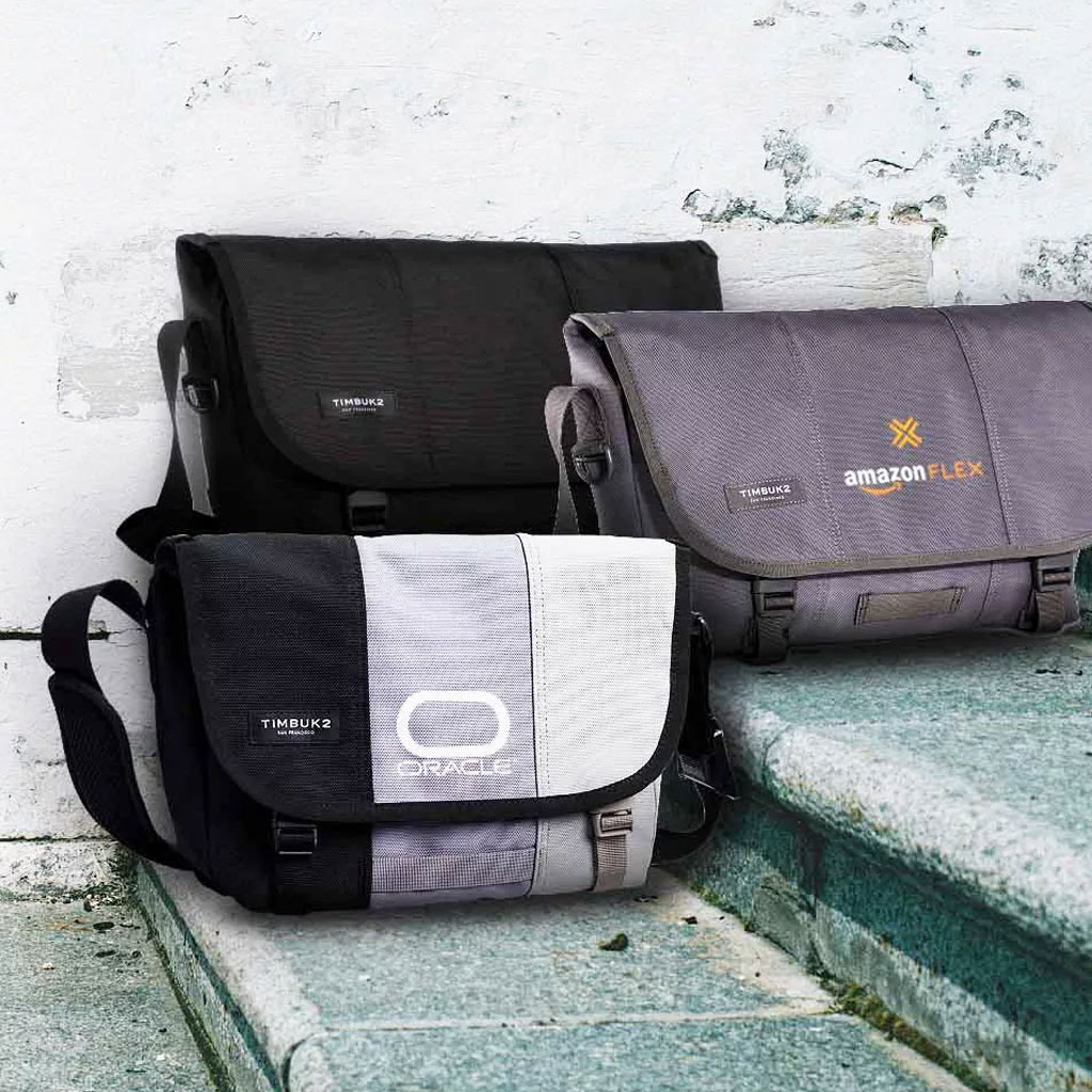 Branded Timbuk2 bags