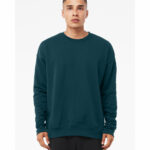 Branded Bella + Canvas Unisex Drop Shoulder Fleece Atlantic