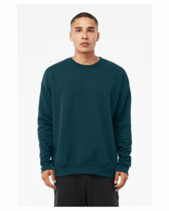 Branded Bella + Canvas Unisex Drop Shoulder Fleece Atlantic