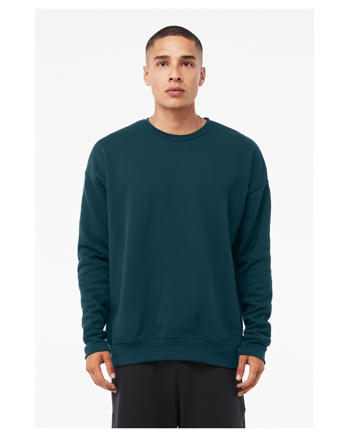 Branded Bella + Canvas Unisex Drop Shoulder Fleece Atlantic