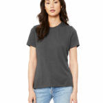 Branded Ladies’ Relaxed Jersey Short-Sleeve T-Shirt Asphalt