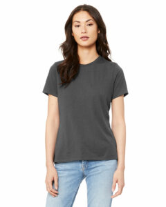 Branded Ladies’ Relaxed Jersey Short-Sleeve T-Shirt Asphalt