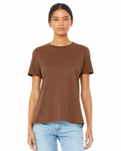 Branded Ladies’ Relaxed Jersey Short-Sleeve T-Shirt Chestnut