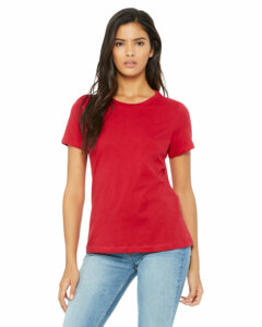 Branded Ladies’ Relaxed Jersey Short-Sleeve T-Shirt Poppy