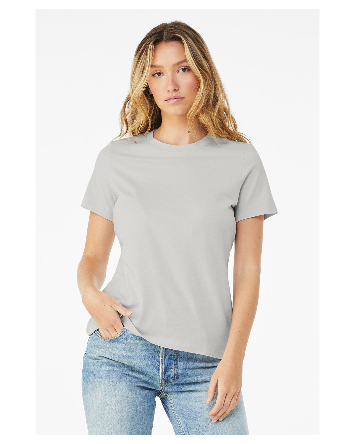 Branded Ladies’ Relaxed Jersey Short-Sleeve T-Shirt Sand Dune