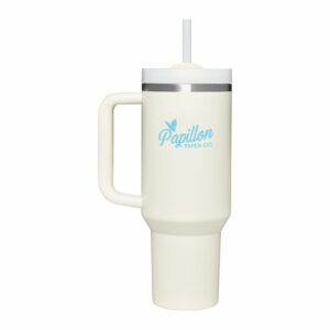 Branded Stanley Quencher H2.O FlowState™ Tumbler 40 oz Cream