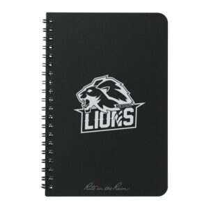 Branded 4.6” x 7” Rite in the Rain Side Spiral Notebook Black