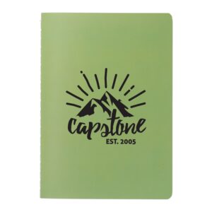 Branded 5” x 7” Mineral Stone Field Bound Notebook Green