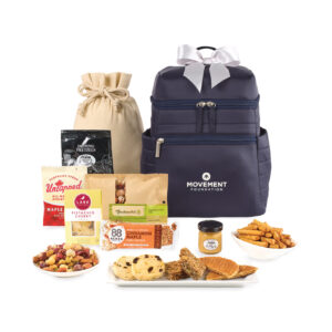 Branded Aviana™ Gourmet Backpack Cooler Navy