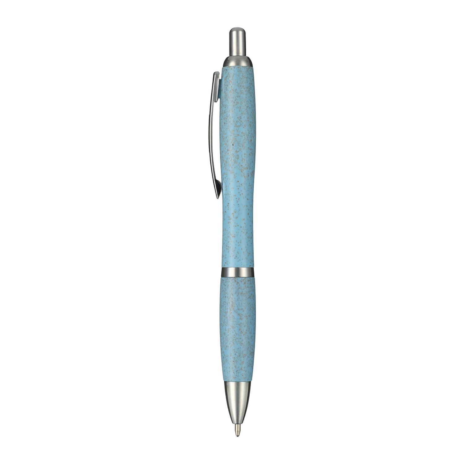 Custom Branded Nash Wheat Straw Ballpoint - Blue