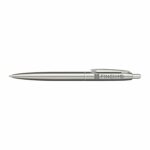 Custom Branded Recycled Stainless Steel Ballpoint Pen - Silver