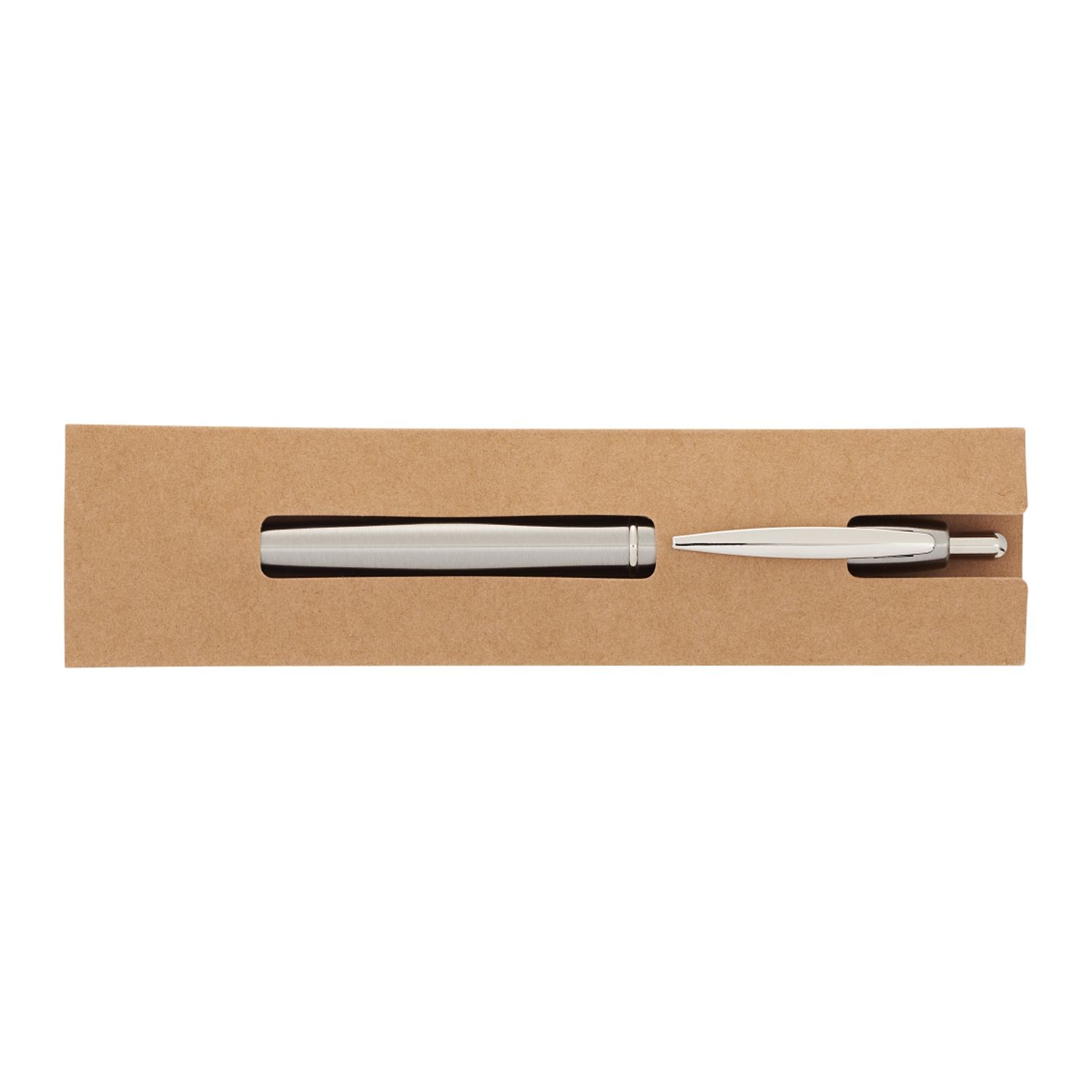 Custom Branded Recycled Stainless Steel Ballpoint Pen