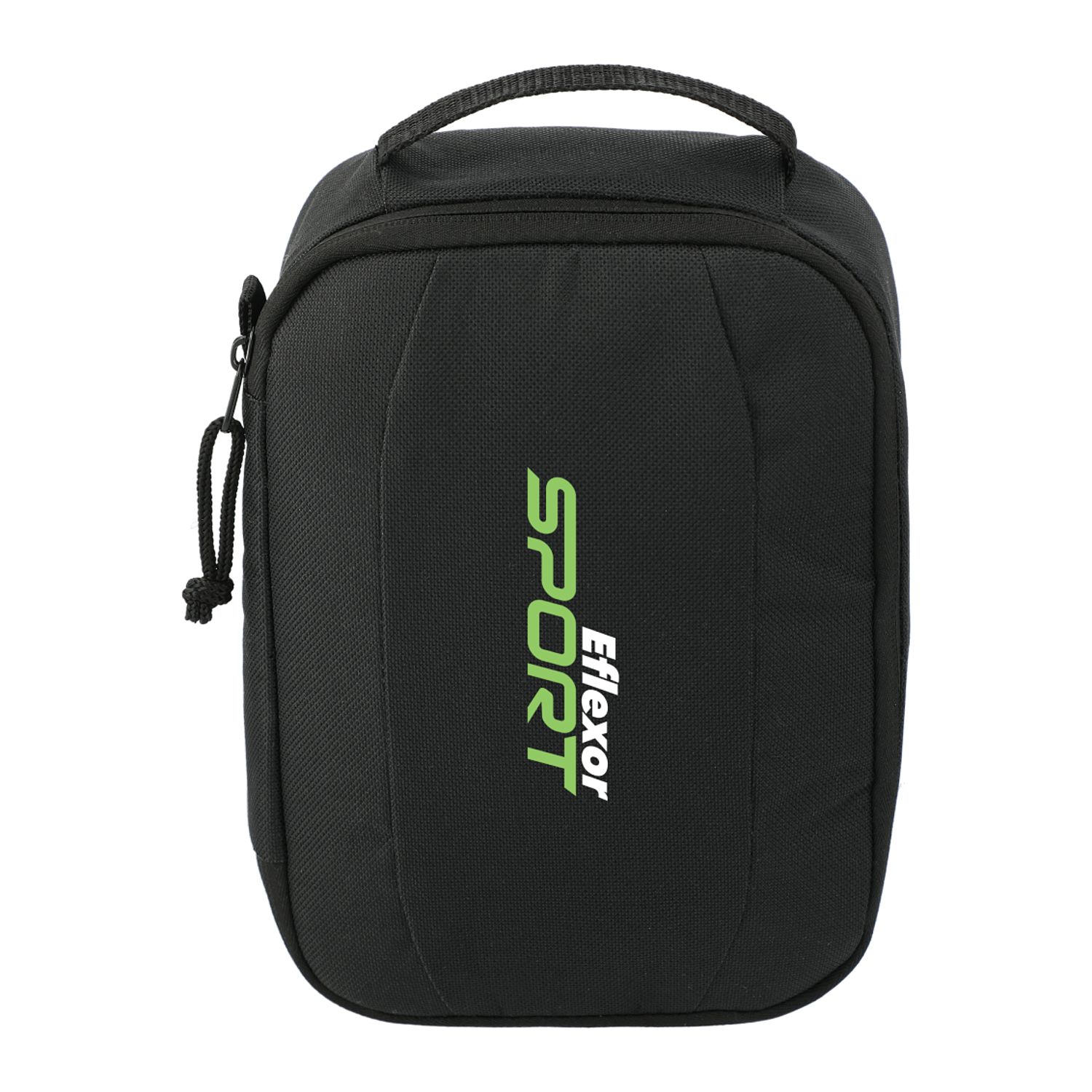 Branded RPET Tech Organizer Black