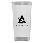 Branded Whistler – 20 oz. Double-Wall Stainless Tumbler White