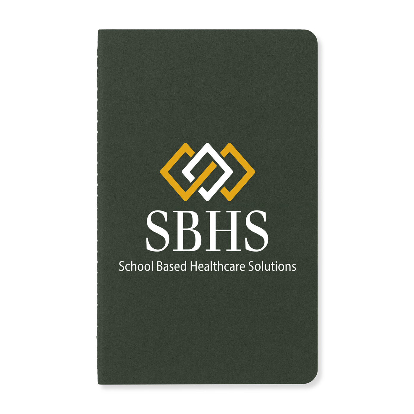 Branded Moleskine Cahier Ruled Large Journal Myrtle Green