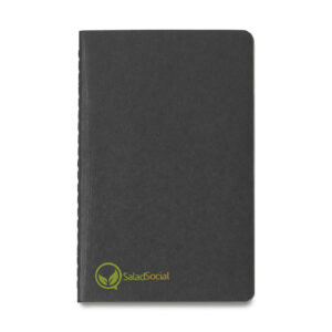 Branded Moleskine Cahier Ruled Pocket Journal Black