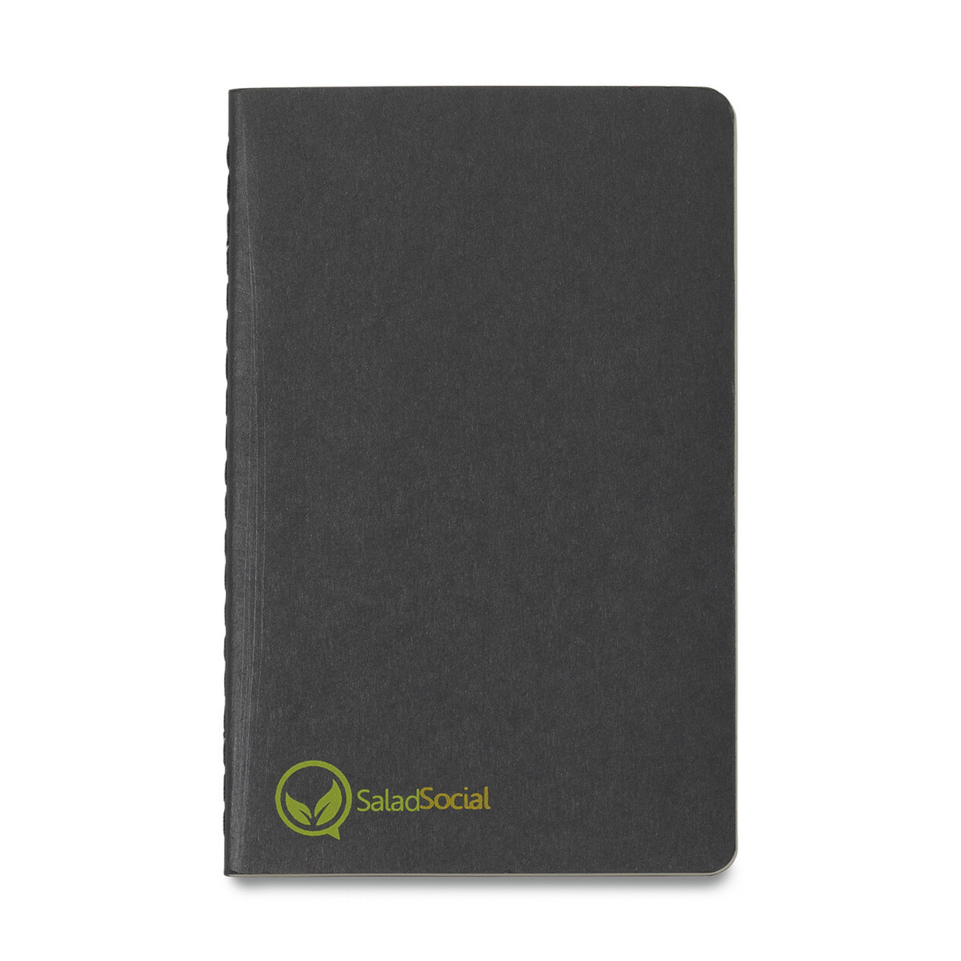 Branded Moleskine Cahier Ruled Pocket Journal Black