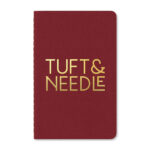 Branded Moleskine Cahier Ruled Pocket Journal Cranberry Red