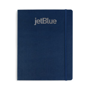 Branded Moleskine Hard Cover Ruled X-Large Notebook Navy Blue