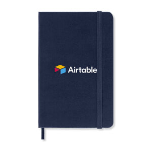 Branded Moleskine Hard Cover Ruled Pocket Notebook Sapphire Blue