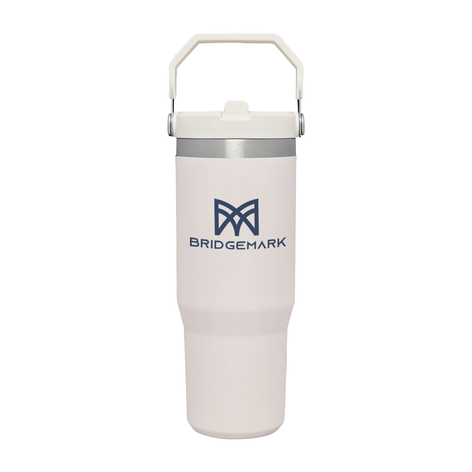 Branded Stanley® 30oz IceFlow Flip Straw Tumbler Rose Quartz