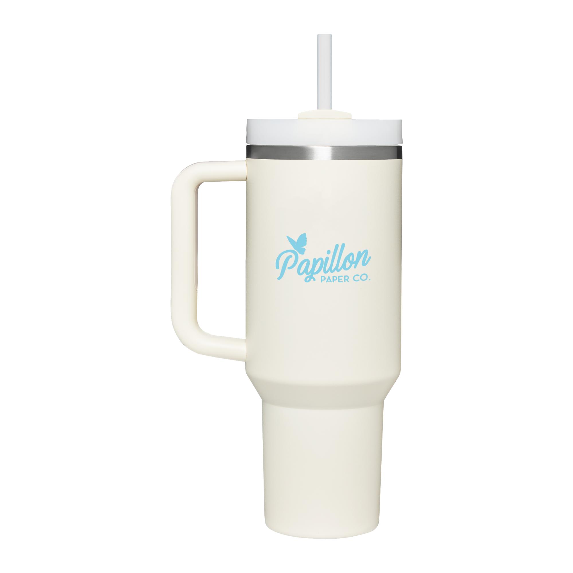 Branded Stanley Quencher H2.O FlowState™ Tumbler 40 oz Cream