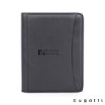 Branded Bugatti Letter Size Padfolio Black