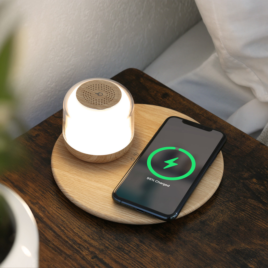 Custom Branded Harmony3 Wireless Charger-Speaker-Light