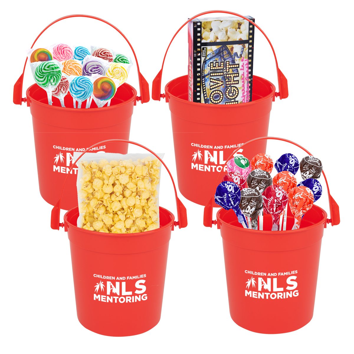 Custom Branded Movie Night Snack Kit - White