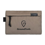 Branded Renew rPET Zippered Pouch Brindle