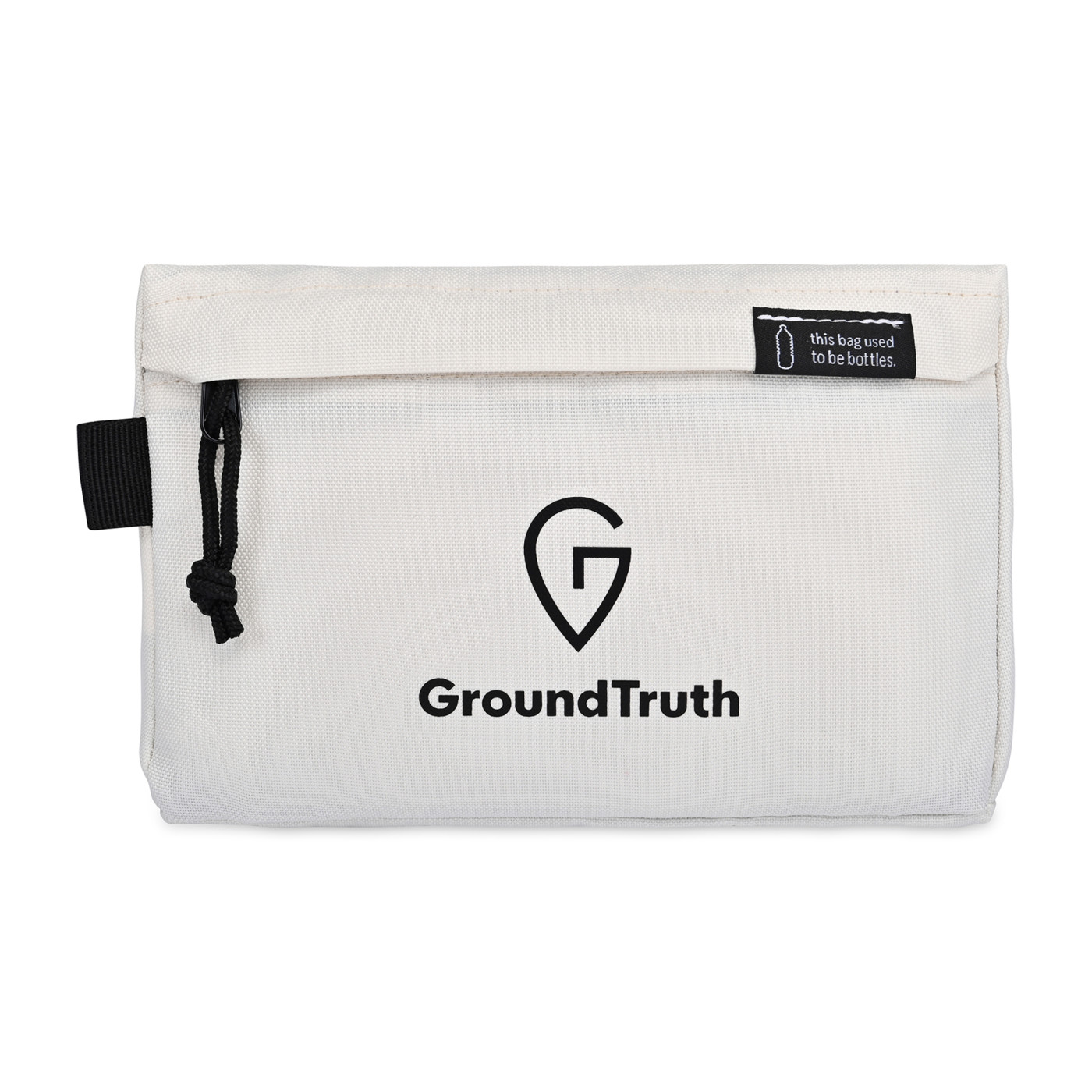 Branded Renew rPET Zippered Pouch Cream
