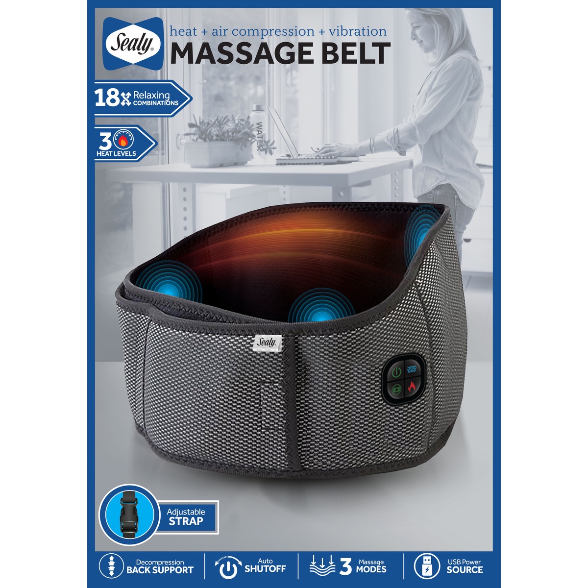 Custom Branded Sealy® Massage Belt