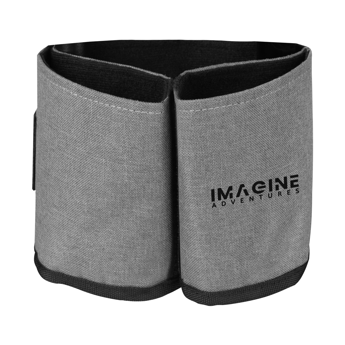 Custom Branded Travel Luggage Beverage Caddy - Gray