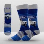 Custom Branded Premium Woven Dress Sock