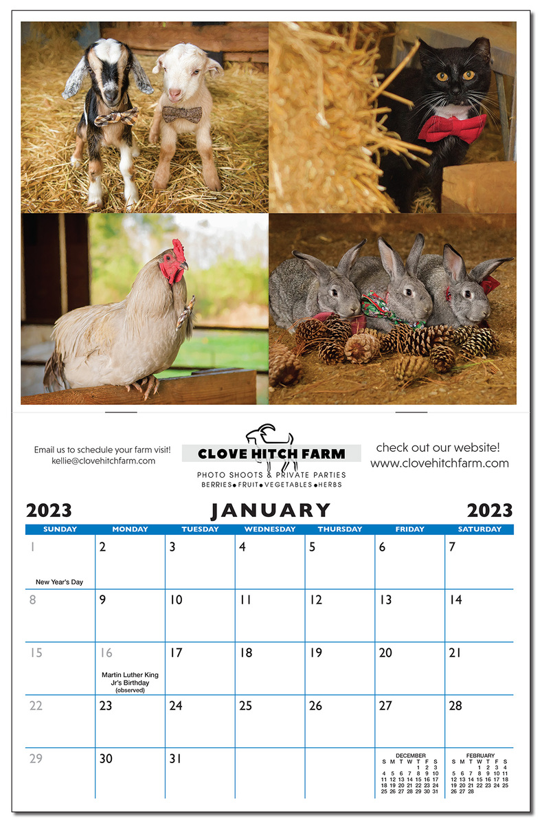 Custom Branded 13 Custom Photo Wall Calendar