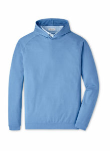 Branded Men’s Peter Millar Pine Performance Hoodie Blue Sea