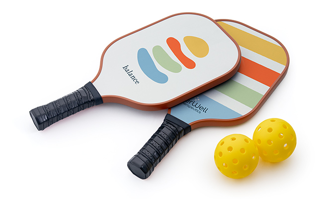 Custom Branded Pickleball Set - Black