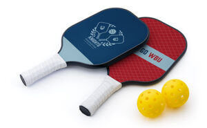 Branded Pickleball Set White