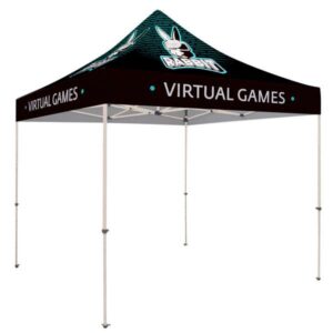 Branded 10′ Standard Tent Kit (Full-Bleed Dye Sublimation) Custom