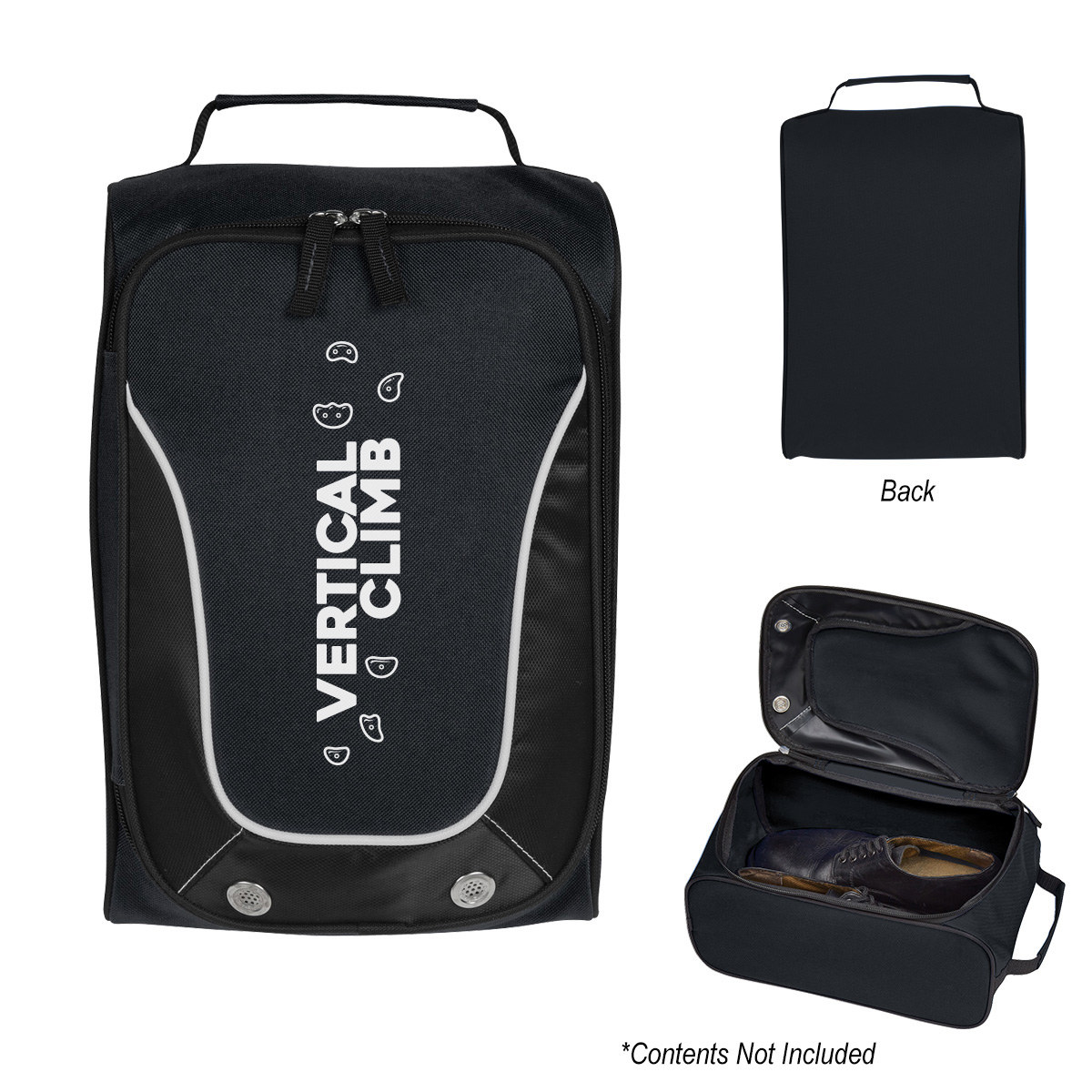 Branded Carlton Shoe Bag Black