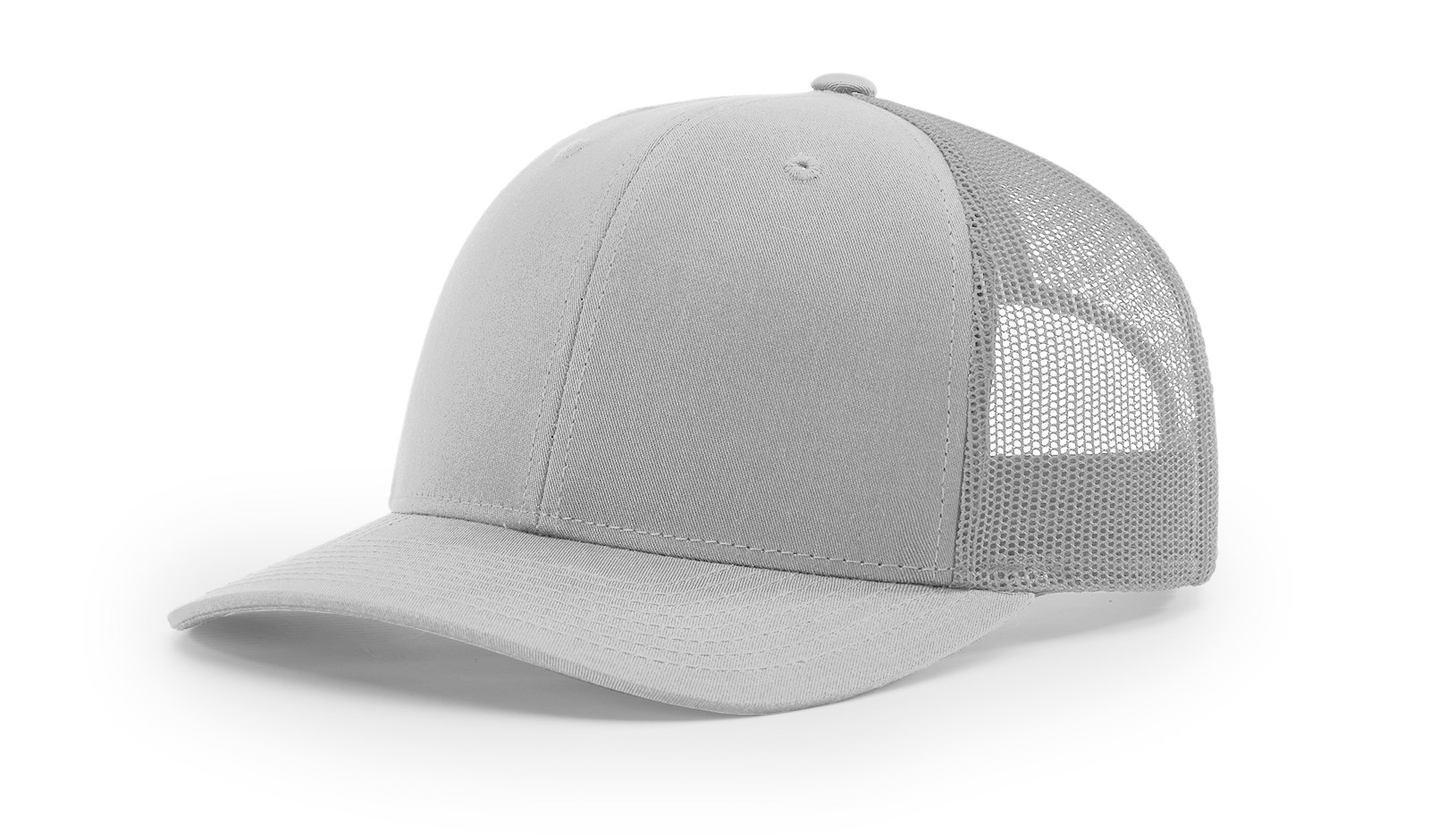 Branded Richardson Sports 112 Trucker Hat Light Grey