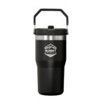 Branded Stanley IceFlow™ Flip Straw Tumbler 20 oz Black 