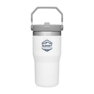 Branded Stanley IceFlow™ Flip Straw Tumbler 20 oz Polar