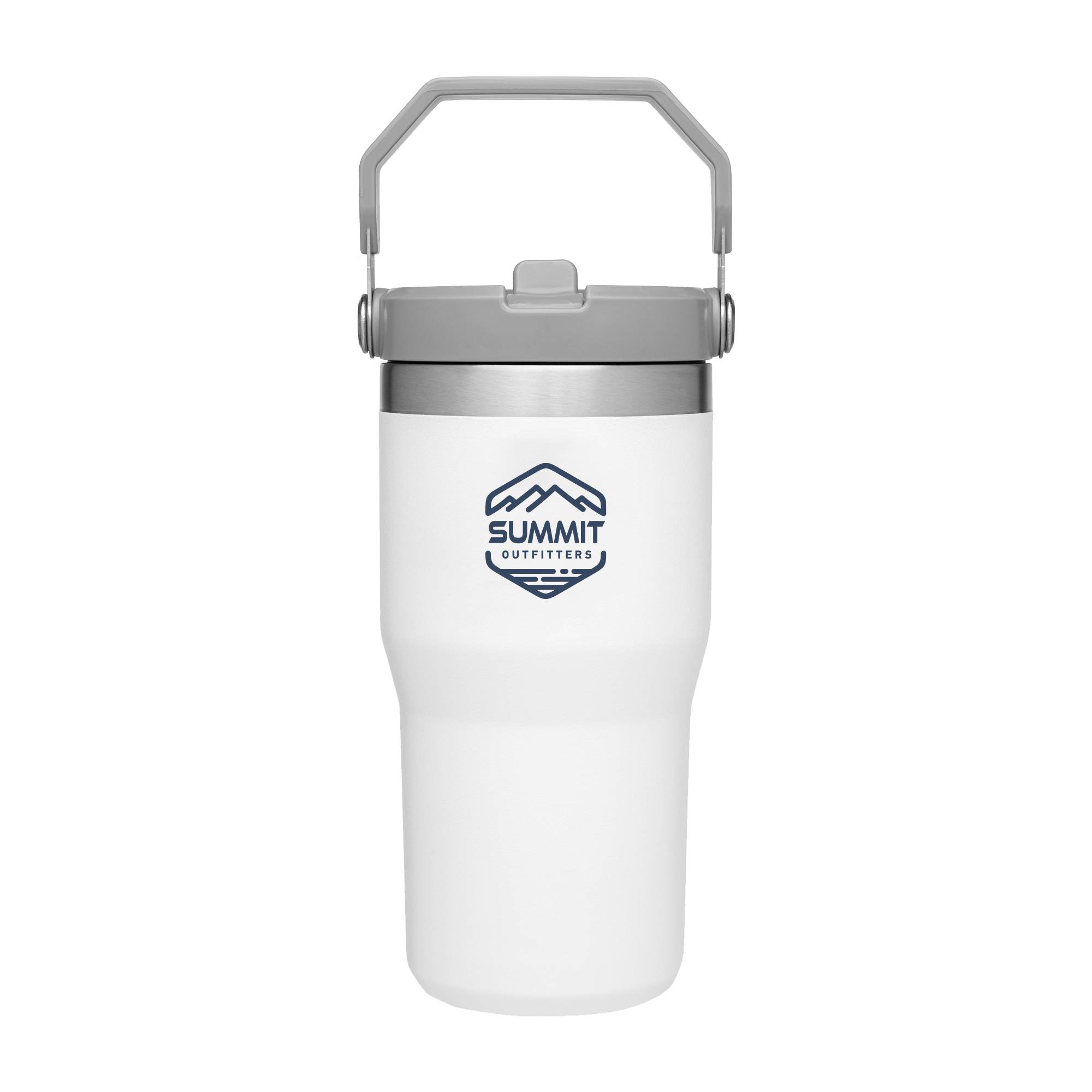 Branded Stanley IceFlow™ Flip Straw Tumbler 20 oz Polar