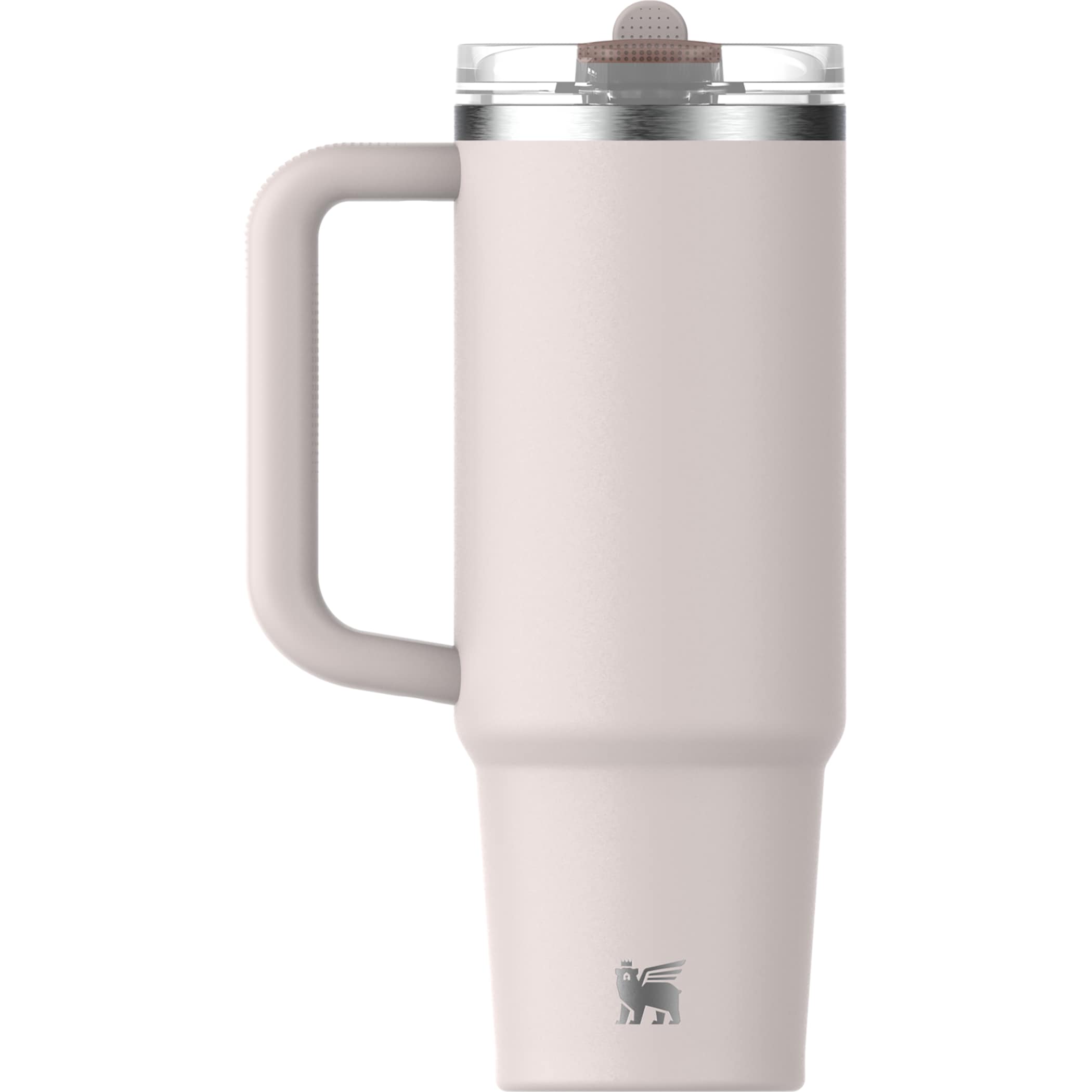Branded Stanley Quencher ProTour Flip Straw Tumbler 30 oz Rose Quartz