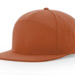 Custom Branded Richardson 7 Panel Performance Hat - Desert Orange