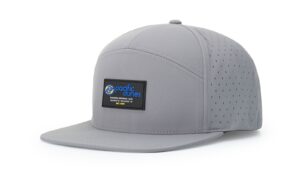 Branded Richardson 7 Panel Performance Hat Gray