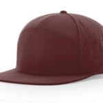 Custom Branded Richardson 7 Panel Performance Hat - Maroon
