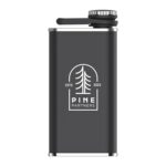 Branded Stanley Easy Fill Wide Mouth Flask 8 oz Black