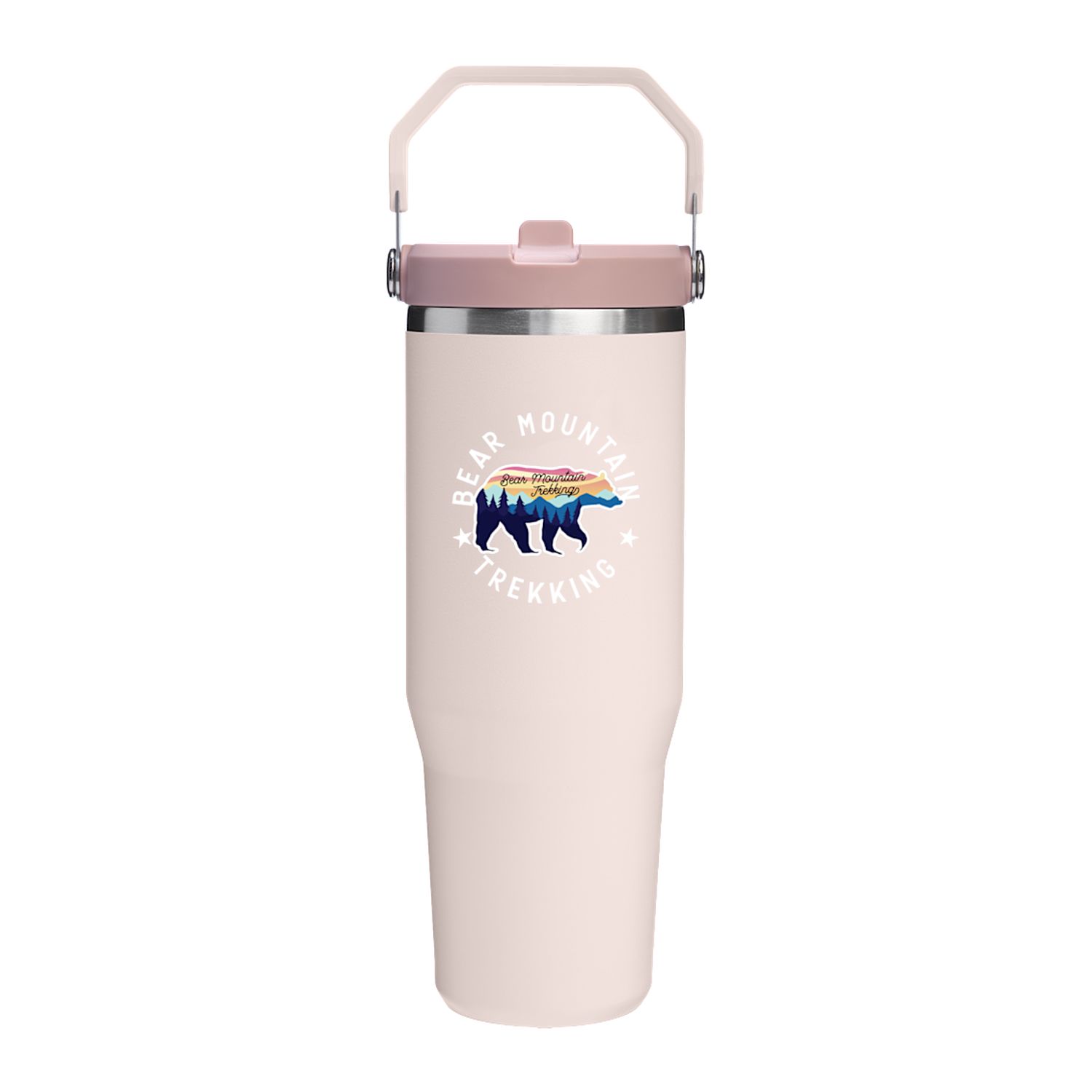 Branded Stanley® 30oz IceFlow 2.0 Flip Straw Tumbler Rose Quartz